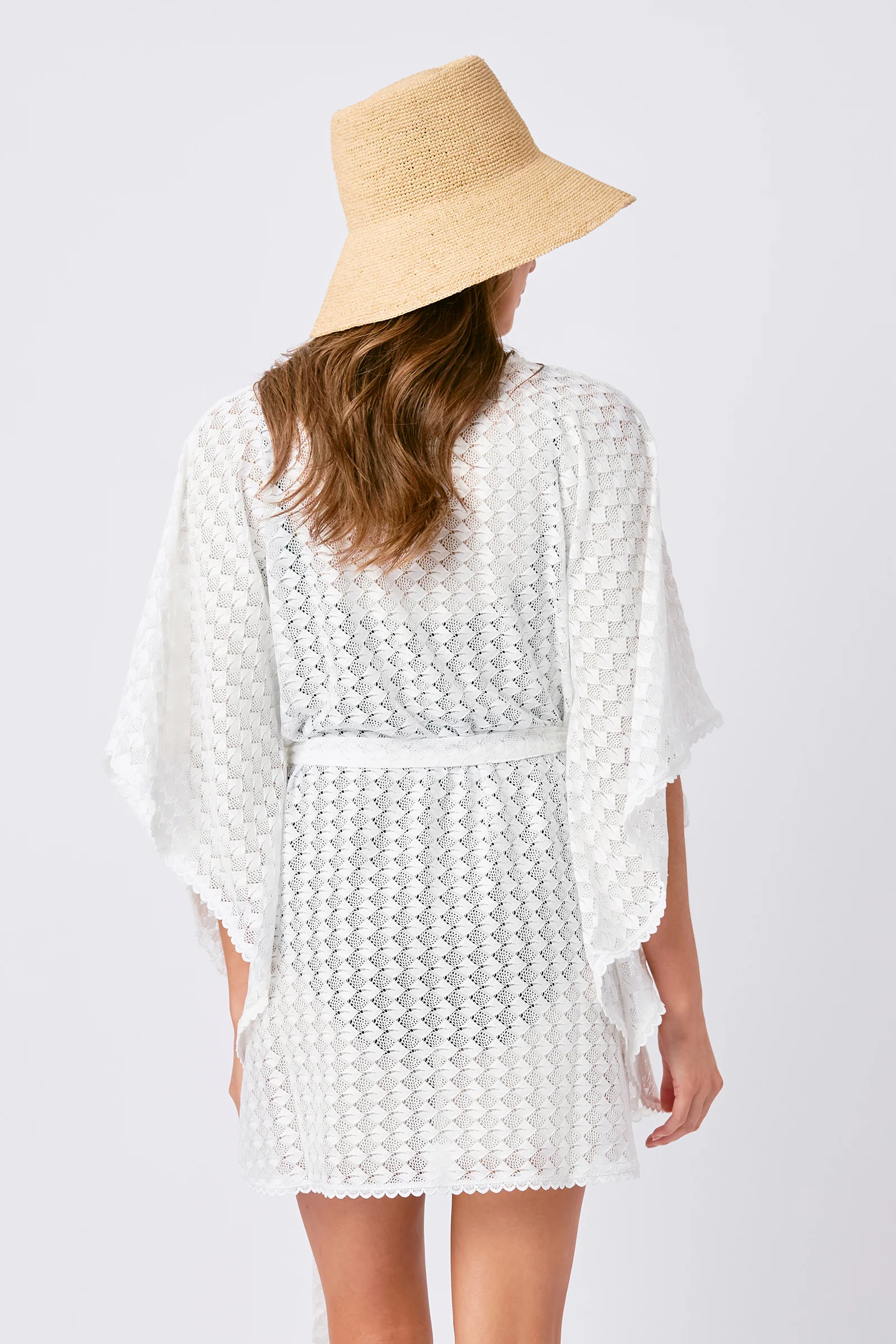Madagascan Raffia Sun Hat NATURAL - Image 5