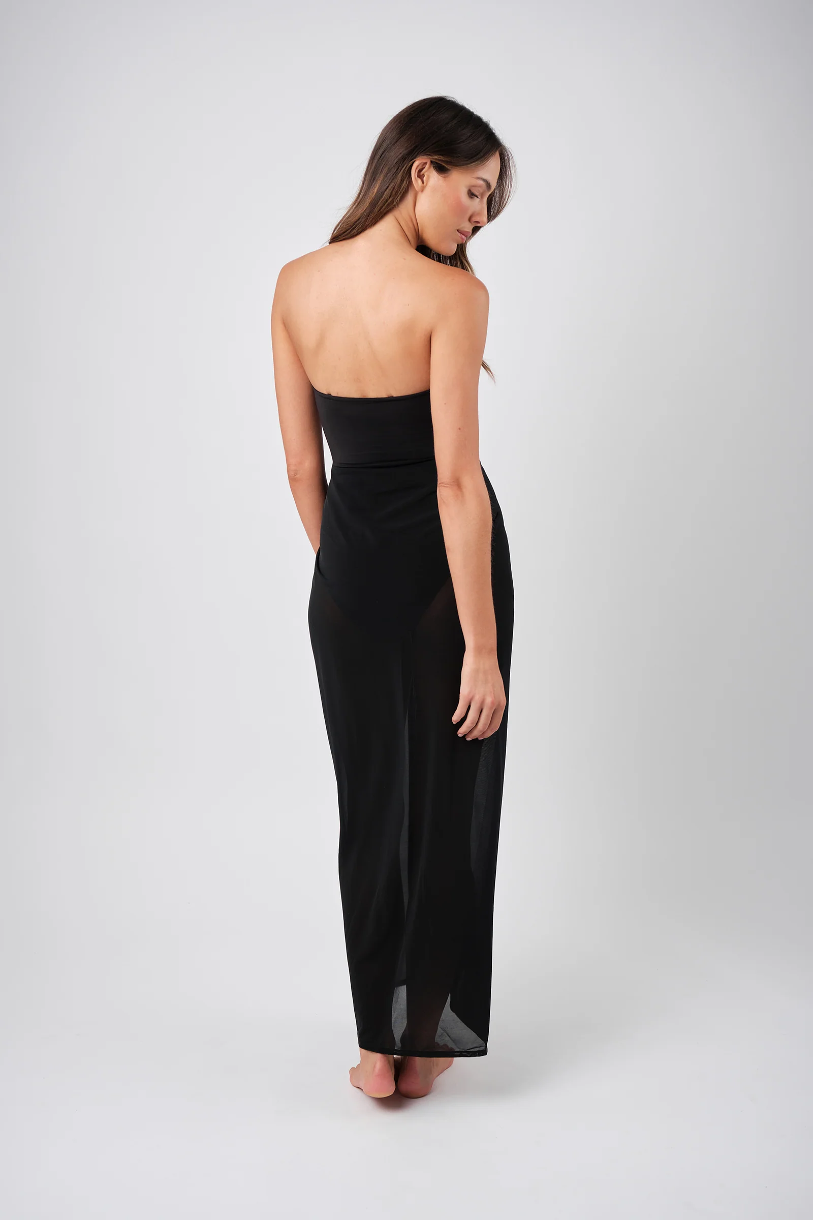 Maxi Mesh Sarong BLACK - Image 6